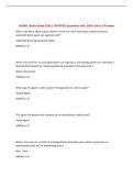 NORAC Study Guide 2026 &vert; UPDATED Questions with 100&percnt; Correct Answers&NewLine;