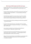 NPSG- Nursing &vert;UPDATED Questions with 100&percnt; Correct Answers&NewLine;