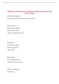 NR228 Exam 1 Nutrition&comma; Health&comma; and Wellness &vert;UPDATED Questions with 100&percnt; Correct Answers