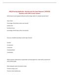 NR228 Nursing Application&colon; Nutrition and the Stress Response &vert;UPDATED&NewLine;Questions with 100&percnt; Correct Answers