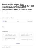 Georgia certified operator Exam comprehensive questions &vert; FREQUENTLY MOST TESTED QUESTIONS AND VERIFIED SOLUTIONS&sol;GET IT 100&percnt; ACCURATE&excl;&excl; 2026&excl;&excl;