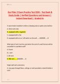 Gas Fitter 2 Exam Practice Test 2026 &ndash; Test Bank & &NewLine;Study Guide &vert; Verified Questions and Answers &vert; &NewLine;Instant Download &vert;  Graded A&plus; 