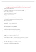 NRSG 3100 Final Exam &vert; UPDATED Questions with 100&percnt; Correct Answers&NewLine;