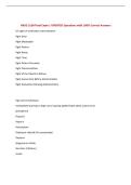 NRSG 3100 Final Exam &vert; UPDATED Questions with 100&percnt; Correct Answers&NewLine;
