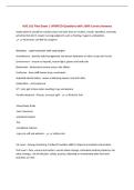 NSG 101 Final Exam &vert; UPDATED Questions with 100&percnt; Correct Answers&NewLine;