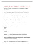 NSG 252 Final Exam Review &vert;UPDATED Questions with 100&percnt; Correct Answers&NewLine;