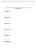 NSG 3105&colon; Chronic Neurological Conditions &vert;UPDATED Questions with 100&percnt; Correct Answers