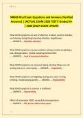 NR606 final Exam Questions and Answers &lpar;Verified &NewLine;Answers&rpar; &vert;&vert;ACTUAL EXAM 2026 TEST&excl;&excl; Graded A&plus; &NewLine;&vert; 2026&vert;2027 EXAM UPDATE