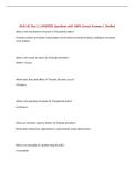 NUR 141 Test 2 &vert; UPDATED Questions with 100&percnt; Correct Answers &vert; Verified&NewLine;