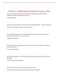NUR 141 Test 2 &vert; UPDATED Questions with 100&percnt; Correct Answers &vert; Verified&NewLine;