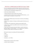 NUR 141 Test 2 &vert; UPDATED Questions with 100&percnt; Correct Answers &vert; Verified&NewLine;