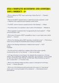 ITLS &vert; Complete Questions and Answers &vert;&NewLine;100&percnt; Correct - A&plus;