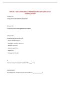 NUR 141 - Exam 1 Medications &vert; UPDATED Questions with 100&percnt; Correct&NewLine;Answers &vert; Verified