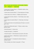 ITLS &vert; Exam Questions with Solutions &vert;&NewLine;100&percnt; Correct - Verified&NewLine;