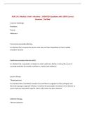 NUR 141&colon; Module D Anti- infectives &vert; UPDATED Questions with 100&percnt; Correct Answers &vert; Verified&NewLine;