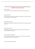 NUR-141 Exam 2 Perioperative&comma; Perfusion I&comma; Perfusion II &vert; UPDATED Questions with 100&percnt; Correct Answers &vert; Verified
