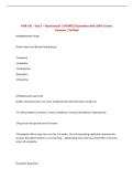 NUR-141 - Test 3 &ndash; Psychosocial &vert; UPDATED Questions with 100&percnt; Correct&NewLine;Answers &vert; Verified