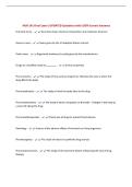 NUR 141 Final Exam &vert;UPDATED Questions with 100&percnt; Correct Answers&NewLine;