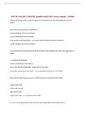NUR 143 Test ONE &vert; UPDATED Questions with 100&percnt; Correct Answers &vert; Verified&NewLine;