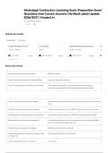 Mississippi Contractors Licensing Exam Preparation Exam Questions And Correct Answers &lpar;Verified&rpar; Latest Update 2026&sol;2027 &vert; Graded A&plus;&period;