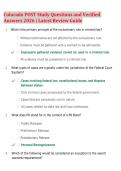 Colorado POST ULTIMATE MASTER Bundle 2026 &vert; 3200&plus; Questions & Verified Answers &vert; All Tests&comma; Study Guides&comma; Scenarios & Final Reviews &vert; Latest Update &vert; Graded A&plus; &vert; 100&percnt; Pass Guarantee