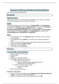 Samenvatting Kindermishandeling