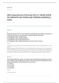 HESI PN comprehensive EXAM A&plus; GRADE ASSURED COMPLETE SOLUTIONS AND VERIFIED ANSWERS
