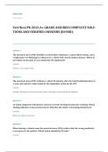 HESI PN comprehensive EXAM A&plus; GRADE ASSURED COMPLETE SOLUTIONS AND VERIFIED ANSWERS