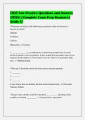 CRAT New Practice Questions and Answers&NewLine;&lpar;2026&rpar; &vert; Complete Exam Prep Resource &vert;&NewLine;Grade A&plus;