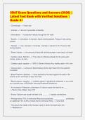 CRAT Exam Questions and Answers &lpar;2026&rpar; &vert;&NewLine;Latest Test Bank with Verified Solutions &vert;&NewLine;Grade A&plus;&NewLine;