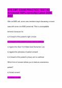 NYS EMT EXAM PRACTICE TEST &num;2&vert; Answered 100&percnt; correctly&vert; Latest 2026-2027