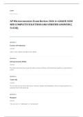 microeconomics EXAM A&plus; GRADE ASSURED COMPLETE SOLUTIONS AND VERIFIED ANSWERS