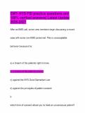 EMT- NYS PSI practice questions and 100&percnt; verified answers&vert; Latest Update 2026-2027