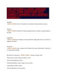 NUR 376 EXAM 2 LATEST 2026&sol;2027&NewLine;ACTUAL EXAM QUESTIONS WITH&NewLine;CORRECT ANSWERS 100&percnt; VERIFIED&NewLine;GRADED A&plus;
