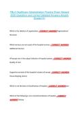 FBLA Healthcare Administration Practice Exam Newest &NewLine;2026 Questions and Correct Detailed Answers Already &NewLine;Graded A&plus; 