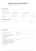 NURS 5433 FAMILY II FINAL EXAM REVIEW Questions with 100&percnt; Correct Answers UPDATED&excl;&excl;&excl;&excl;&period;
