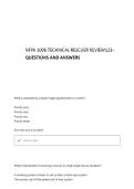 NFPA 1006 TECHNICAL RESCUER REVIEW QUESTIONS AND ANSWERS
