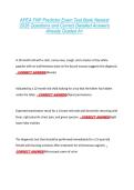 APEA FNP Predictor Exam Test Bank Newest &NewLine;2026 Questions and Correct Detailed Answers &NewLine;Already Graded A&plus; 