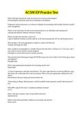 ACSM-EP Practice Test &mdash; Questions & Answers for Exercise Physiologist Certification