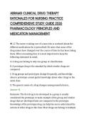 ABRAMS CLINICAL DRUG THERAPY&NewLine;RATIONALES FOR NURSING PRACTICE&NewLine;COMPREHENSIVE STUDY GUIDE 2026&NewLine;PHARMACOLOGY PRINCIPLES AND&NewLine;MEDICATION MANAGEMENT&NewLine;