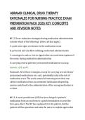 ABRAMS CLINICAL DRUG THERAPY&NewLine;RATIONALES FOR NURSING PRACTICE EXAM&NewLine;PREPARATION PACK 2026 KEY CONCEPTS&NewLine;AND REVISION NOTES&NewLine;