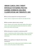 ABRAMS CLINICAL DRUG THERAPY&NewLine;RATIONALES FOR NURSING PRACTICE&NewLine;LEARNING WORKBOOK 2026 DRUG&NewLine;CLASSIFICATIONS AND THERAPEUTIC USES&NewLine;