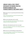 ABRAMS CLINICAL DRUG THERAPY&NewLine;RATIONALES FOR NURSING PRACTICE&NewLine;REVISION HANDBOOK 2026&NewLine;PHARMACOKINETICS AND PATIENT SAFETY