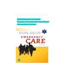 TEST BANK For Emergency Care&comma; 14th Edition by Daniel Limmer&comma; Michael F&period; O'Keefe&comma; Verified Chapters 1 - 41&comma; Complete Newest Version&NewLine;
