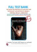 Test Bank for Principles of Anatomy and Physiology 16th Edition Tortora All Chapters &lpar;1-29&rpar; &vert; A&plus; ULTIMATE GUIDE 2022&NewLine;