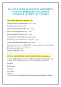 PN Adult Medical Surgical 2026 Edition with NGN&colon; 200 Practice Questions&comma; Answers & Rationales &vert; Practical Nurse Exam Prep