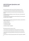 ACE GFI Exam Questions and Answers
