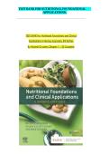 Test Bank For Nutritional Foundations and Clinical Applications A Nursing Approach 8th Edition By Michele Grodner&semi; Sylvia Escott-Stump&semi; Suzanne Dorner&NewLine;