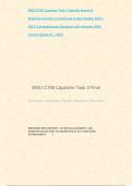 WGU C769 Capstone Task 3&colon; Identity Access &&NewLine;Endpoint Security in Unsecured &lpar;Latest Update 2026 &sol;&NewLine;2027&rpar; Comprehensive Questions with Answers 100&percnt;&NewLine;Correct &lbrace;Grade A&rcub; - WGU