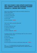 MKT 3413 EXAM 2 2026 UPDATE QUESTIONS AND CORRECT VERIFIED ANSWERS ALREADY GRADED A&plus; &lpar;BRAND NEW VISION&rpar;